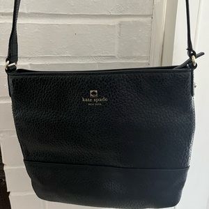 Kate Spade Crossbody RN0102760 CA57710 Black Purse , Real Leather